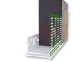 PVC cokolinis profilis Kombi + Sockelbase