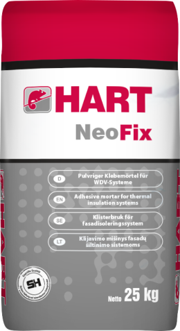 Klijavimo mišinys NEO plokštėms HART NeoFix
